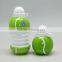 yiwu cheap price BPA FREE 450ml ball shape plastic water bottle,collapsible football foldable water bottle
