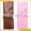 PU Leather Bandage Style Pen Bag Pencil Case Cosmetic Pouch Storage Bag Makeup Pouch with 3 Gel-ink Pens