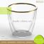 Ti-Borosilicate Glass Personalized Cheap Modern Tea Cup and Saucer