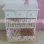 wooden home furniture / wood storage cabinets with woven baskets