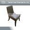 French elegant wooden leather dining chair