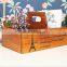Portable wooden creative storage box for grocery