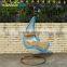 garden PE rattan egg swing chair for outdoor