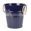 New Asbury Metal Wastebasket in colorful , Metal Trash Can, Garbage Steel Waste Bin