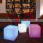 Energy Saving 16 Colors Change Led Plastic Cube Chair Lighting With Recahrgeable Table