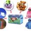 cartoon oxford cloth storage boxes,fabric non woven storage bins,collapsible foldable storage packing box with lid and handle,