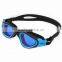 2015 New Panoramic Silicone Adult Swimming Goggles with Blue Mirrored lens (MM-7203)