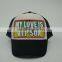 Sponge Trucker Style Baseball Cap 3D Embroidery Patch Sport Cap Of Mesh