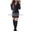 Women Casual Long Sleeve Bodycon Jumper Knitted Sweater Sexy Evening Party Dress