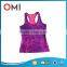 2016 Newest Design High Quality Women Fitness Yoga Wear Nylon Spandex Wholesale Running Singlet Yoga Tank Top