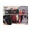 metal wall mounted garment store fixture clothing display racks