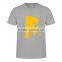 Cheap Short Sleeve Print 100% Cotton High Quality Men Custom T Shirt Printing