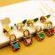 New design handbag earphone dustplug charm for girls anti dust plug with crystals