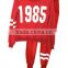 Women 1985 Printed Hoodie Pants Suit Athletic Outfits Tracksuit Sportswear Without Hood