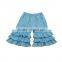 giggle moon remake girls matching icing pants short girls chevron Three ruffles pants