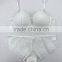 Ladies white lace transparent underwear sexy bra panty set