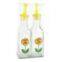 decorated oil glass bottles