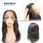 Top Good Quality Brazilian Hair 360 Lace Frontal Straight With Baby Hair Pieces For Black Women Customized Lace Frontal Band