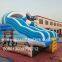 Custom PVC Materials Commercial Penguin Theme Inflatable Water Slide For Kids Events