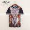 Peijiaxin Fahsion Design Casual Style Animal Eye 3D T shirt Men