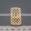 Gold Plated Personalized Square Knuckle Ring Diamond Sparkling Ring Wedding Jewelry