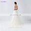 Graceful Latest Design Wedding Event Ivory Tulle With Handmade Flower Sweetheart Off The Shoulder Beaded Long Bridesmaid Dresses