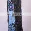 Stylish Razor Cut Embroidered Floral Patches & Print Blue Grey Maxi Wrap Around Summer Skirt HHCS 115 B