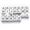 Metal Alphabet Beads Letter Beads zinc alloy Letter Beads Metal Alphabet Beads for Bracelet