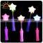 Custom hot selling festival accessories led flashing star shaped light sticks wholesale gifts for sale