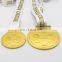 Popular big round 3D logo embossment medals for sale