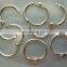 Wholesale metal opening keyring/metal spring closing rings for bag part accessories