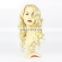 100% human hair full lace hair extensions blonde color 613 wigs