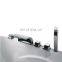Bathroom Waterfall Bathtub Faucet Set LED Tub Filler with Handheld Shower