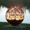 2018 new design Outdoor rusty steel phoenix sphere fire pits