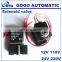 GOGO 3 way plastic solenoid valve mini 3P025-06 Port 1/8" BSP 220V AC electric control oil valve with wire lead type