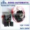 GOGO 3 Way Plastic Solenoid Valve Mini 3P025-08 Port 1/4" BSP 220V AC Electric Control Oil Valve With Wire Lead Type