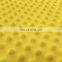 100% polyester super soft plush warp knitted Minky Dot Fabric for baby