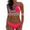 sexy brazilian bikini patchwork swimsuit plavky cheap bandeau swimwear women 2018 bathing suit brazilian cross bikini set