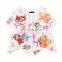 7'' Girls Mermaid Pencil Print Cheer Bows Grosgrain Ribbon School Hair Bow Elastic Rubber Handmade Hair Clip Hair Accessories