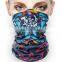 HQP-SY10 HongQiang Skeleton Skull Bandana Halloween Neck Half Face Silk Scarves Multifunctional Mask Shield Riding Hair Scarf