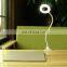 DDP Terms High quality USB power Led Desk lamp Foldable Clip on Bedside Reading Night Light dimmable LED table lamp