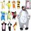 2015 walson top quality plus size adult onesie animal costume onesie pajamas