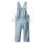 Lovelybabies 2015 wholesale children girl Ruffle denim Overall kids long pants