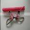 Spring tool lanyard with snap hooks