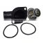 New Engine Coolant Thermostat Housing with Rings For VW Passat Golf Jetta 044121113
