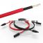 TUV CE PV1-F dc red black cable solar awg 2.5mm2 4mm2 10mm2 pv solar cable