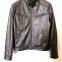 2021 New Fashion Classic Men's washed genuine  sheepskin leather jacket