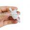 White Plastic In-line Gas Fuel Filter for Motorcycle Motorbike Scooter