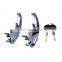 Free Shipping!DOOR HANDLE SET FRONT OUTER WITH KEYS For VOLKSWAGEN TYPE1 BUG 68-79 113837205M