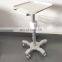 High quality stainless steel and aluminum medical instrument Electrocardiograph ECG machine trolley for hospital